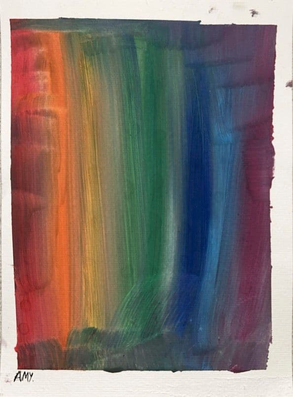 Regenbogenrutsche